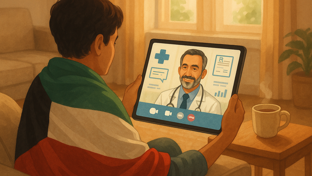 How to Consult a Doctor from Home in Kuwait: 6 Easy Steps